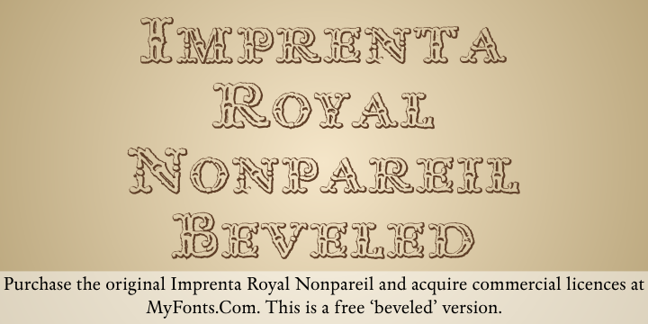 Imprenta Royal Nonpareil
